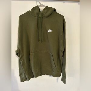 Nike Men's Large Forest Green Pullover Hoodie
